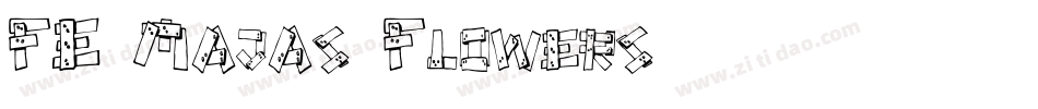 FE Majas Flowers字体转换